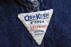 画像7: 80s USA製 OSHKOSH B'GOSH デニム オーバーオール w32 L33 (7)