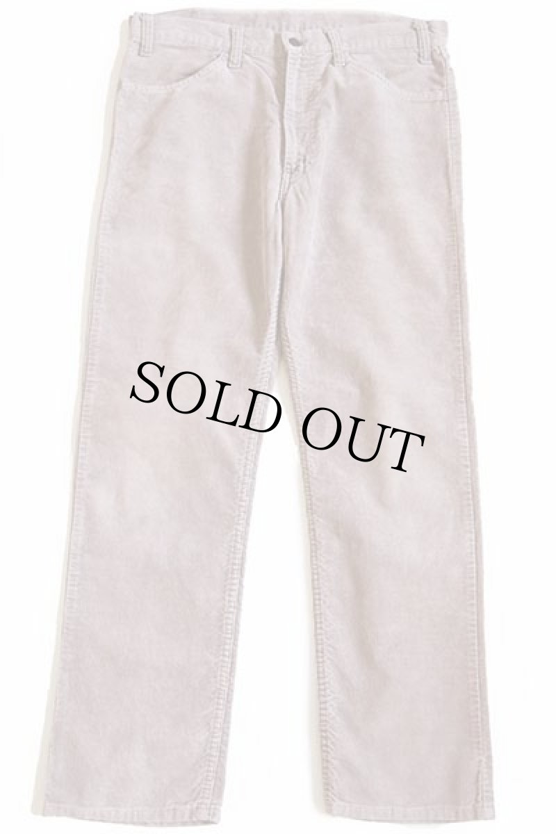 画像2: 80s Levi'sリーバイス 519 コーデュロイパンツ ベージュ w34 L30 (2)