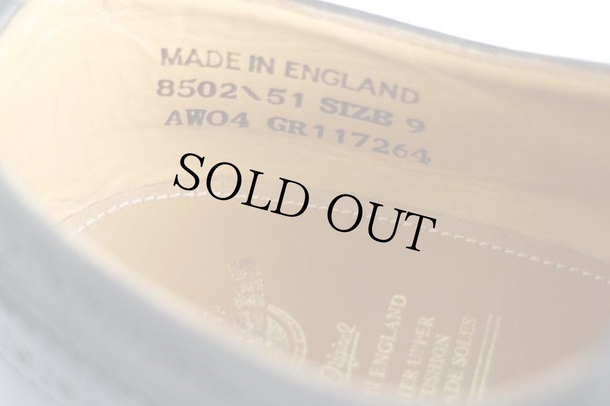 画像6: 英国製 DR.MARTENSドクターマーチン ウイングチップ レザーシューズ 厚底 黒 UK9 (6)