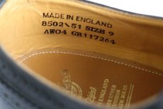 画像6: 英国製 DR.MARTENSドクターマーチン ウイングチップ レザーシューズ 厚底 黒 UK9 (6)