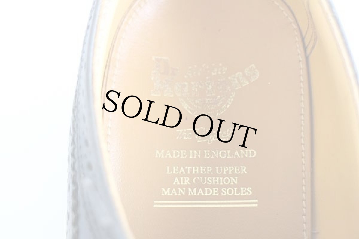 画像5: 英国製 DR.MARTENSドクターマーチン ウイングチップ レザーシューズ 厚底 黒 UK9 (5)