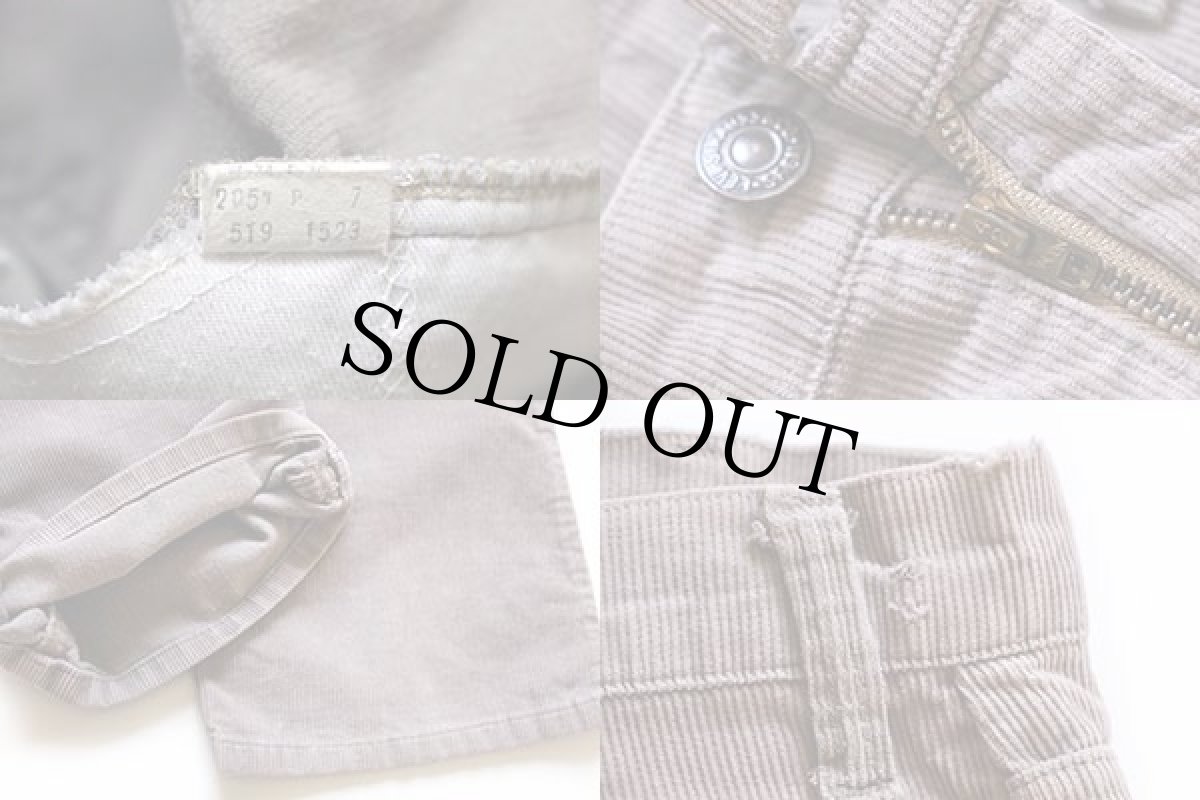 画像6: 80s Levi'sリーバイス 519 コーデュロイパンツ ベージュ w34 L30 (6)