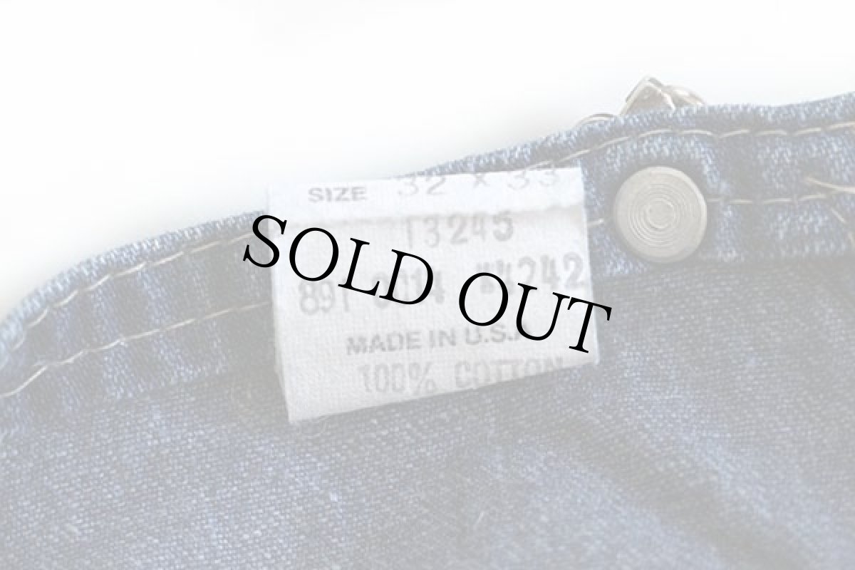 画像6: 80s USA製 OSHKOSH B'GOSH デニム オーバーオール w32 L33 (6)