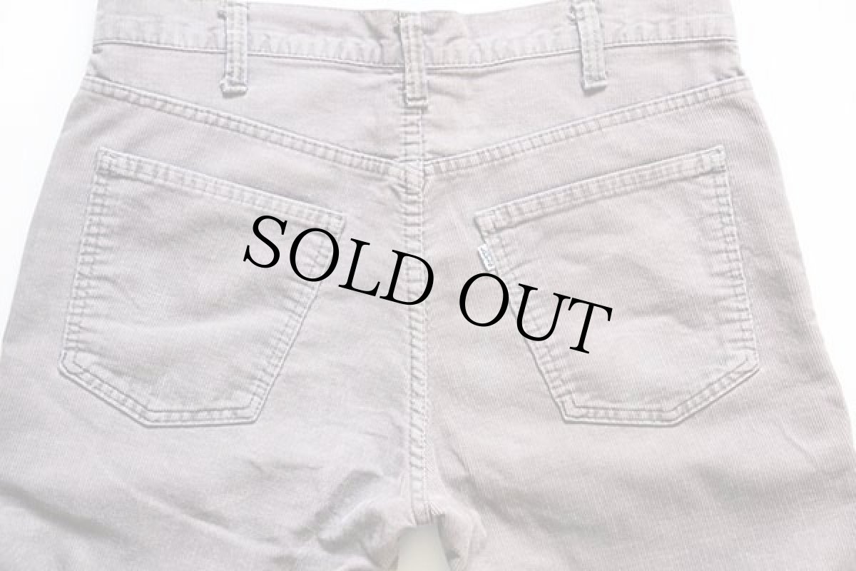 画像5: 80s Levi'sリーバイス 519 コーデュロイパンツ ベージュ w34 L30 (5)