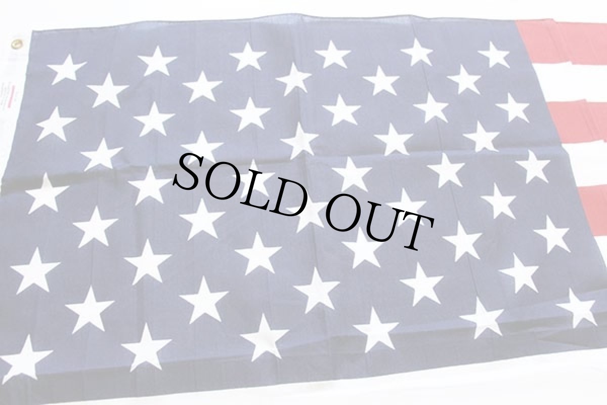 画像2: デッドストック★USA製 50スター アメリカ国旗 星条旗 USA フラッグ★19 (2)