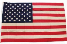画像1: ビンテージ SHERRITT FLAG 50スター コットン アメリカ国旗 星条旗 USA フラッグ (1)
