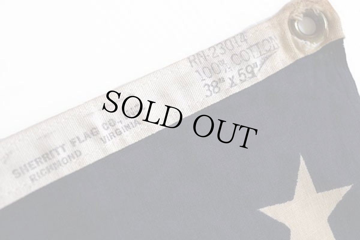 画像3: ビンテージ SHERRITT FLAG 50スター コットン アメリカ国旗 星条旗 USA フラッグ (3)