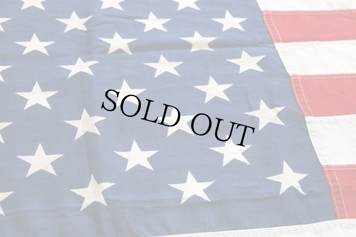 画像2: ビンテージ EVERWEAR 50スター コットン アメリカ国旗 星条旗 USA フラッグ (2)