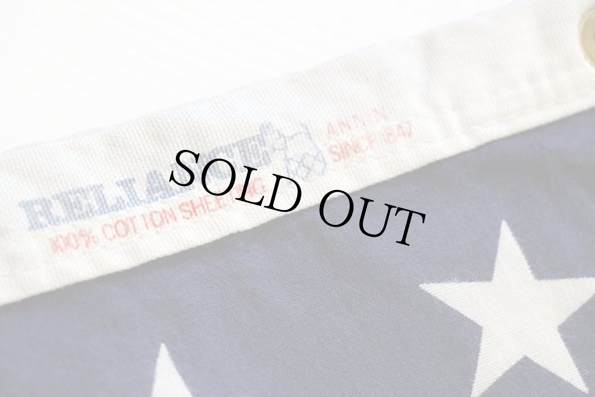 画像3: ビンテージ RELIANCE 50スター コットン アメリカ国旗 星条旗 USA フラッグ (3)