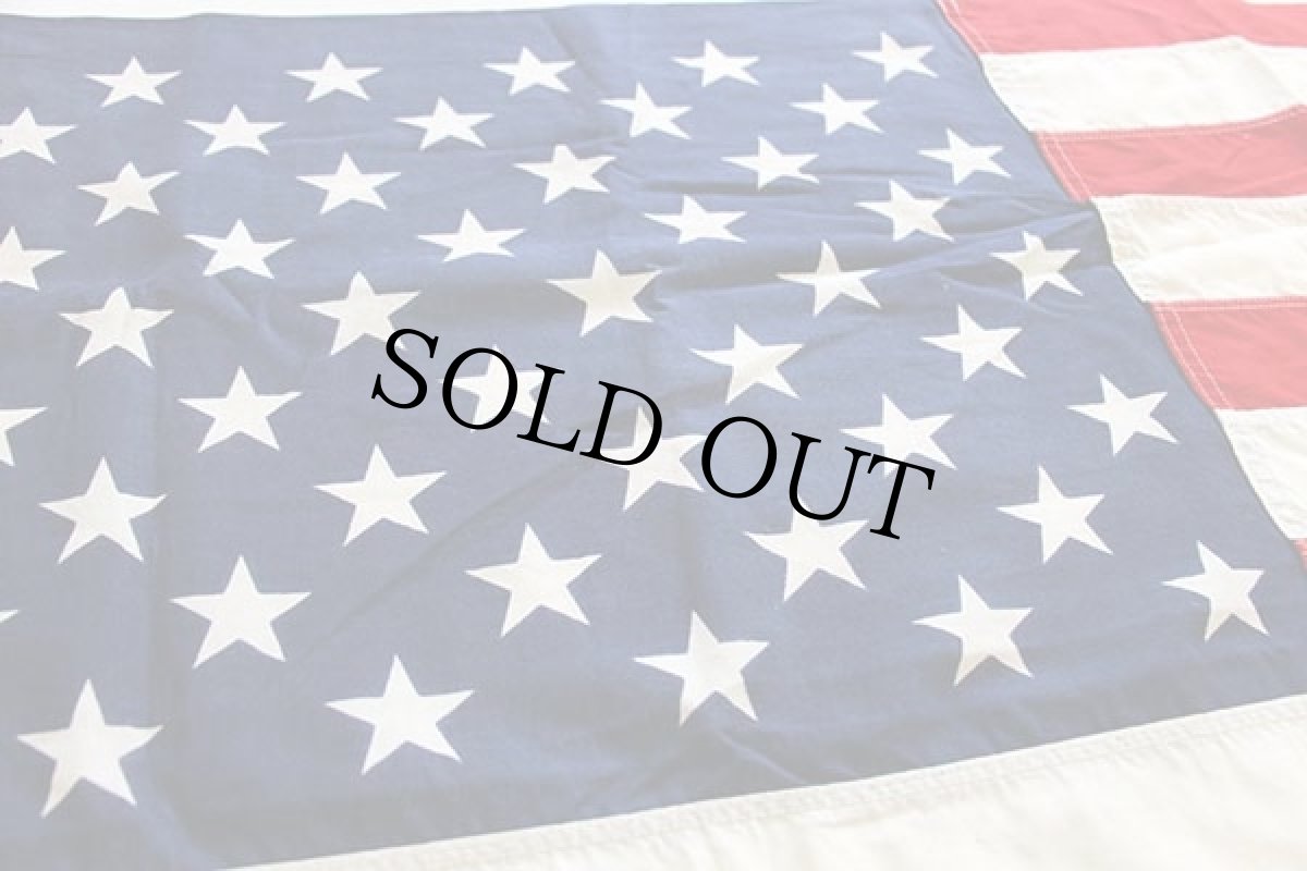 画像2: ビンテージ EVERWEAR 50スター コットン アメリカ国旗 星条旗 USA フラッグ (2)