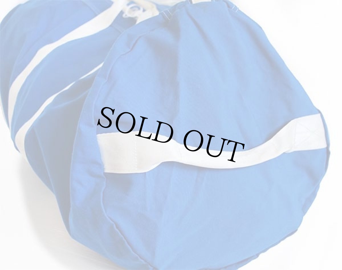 画像3: 90s USA製 LANDS'ENDランズエンド 2WAY ダッフルバッグ 青×白 大型 (3)