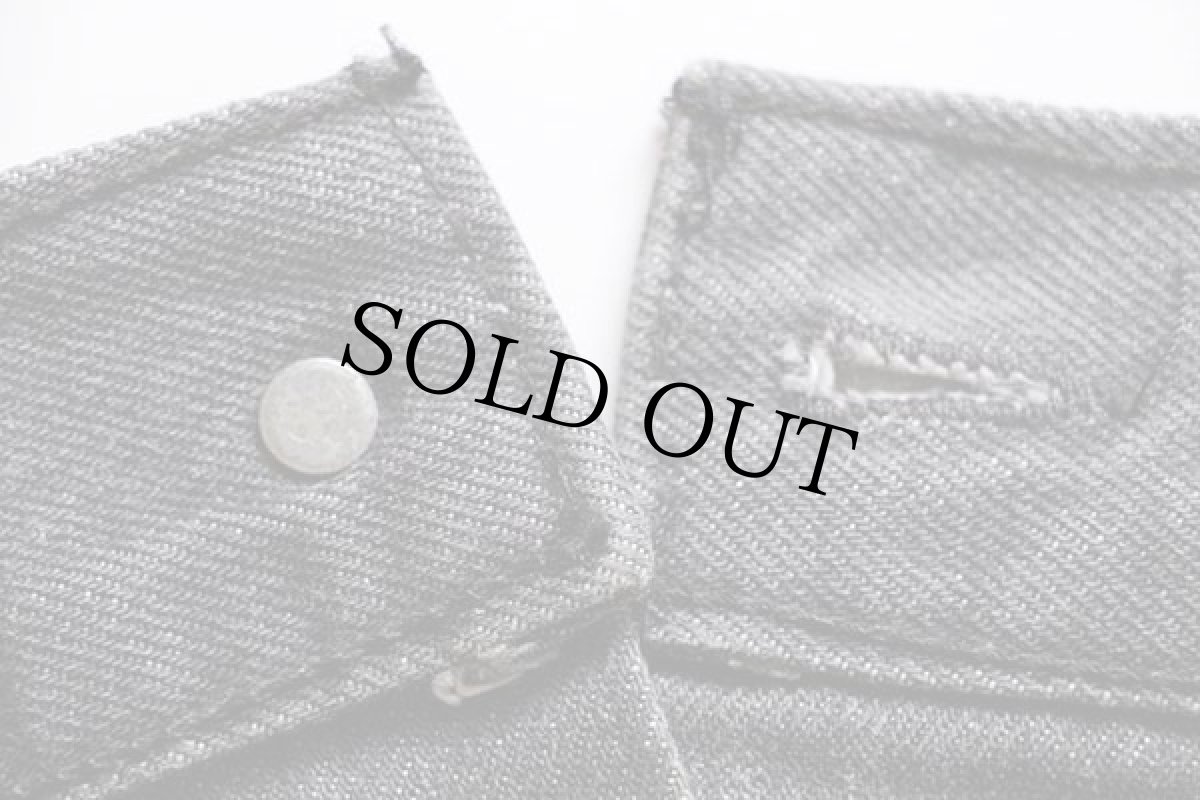 画像8: 80s カナダ製 Levi'sリーバイス 75505-0259 先染め ブラック デニムジャケット 36R (8)