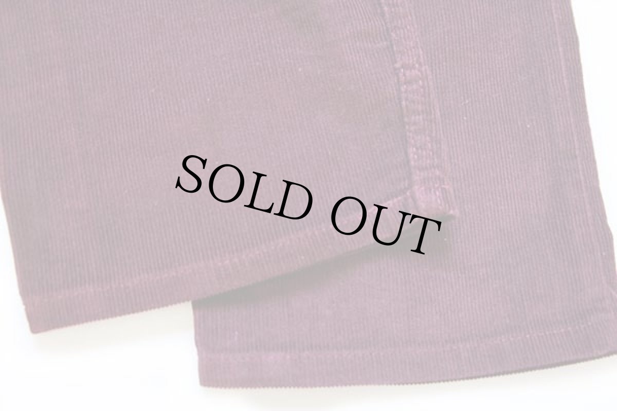 画像6: 80s USA製 Levi'sリーバイス 519 コーデュロイパンツ バーガンディ w32 L30 (6)