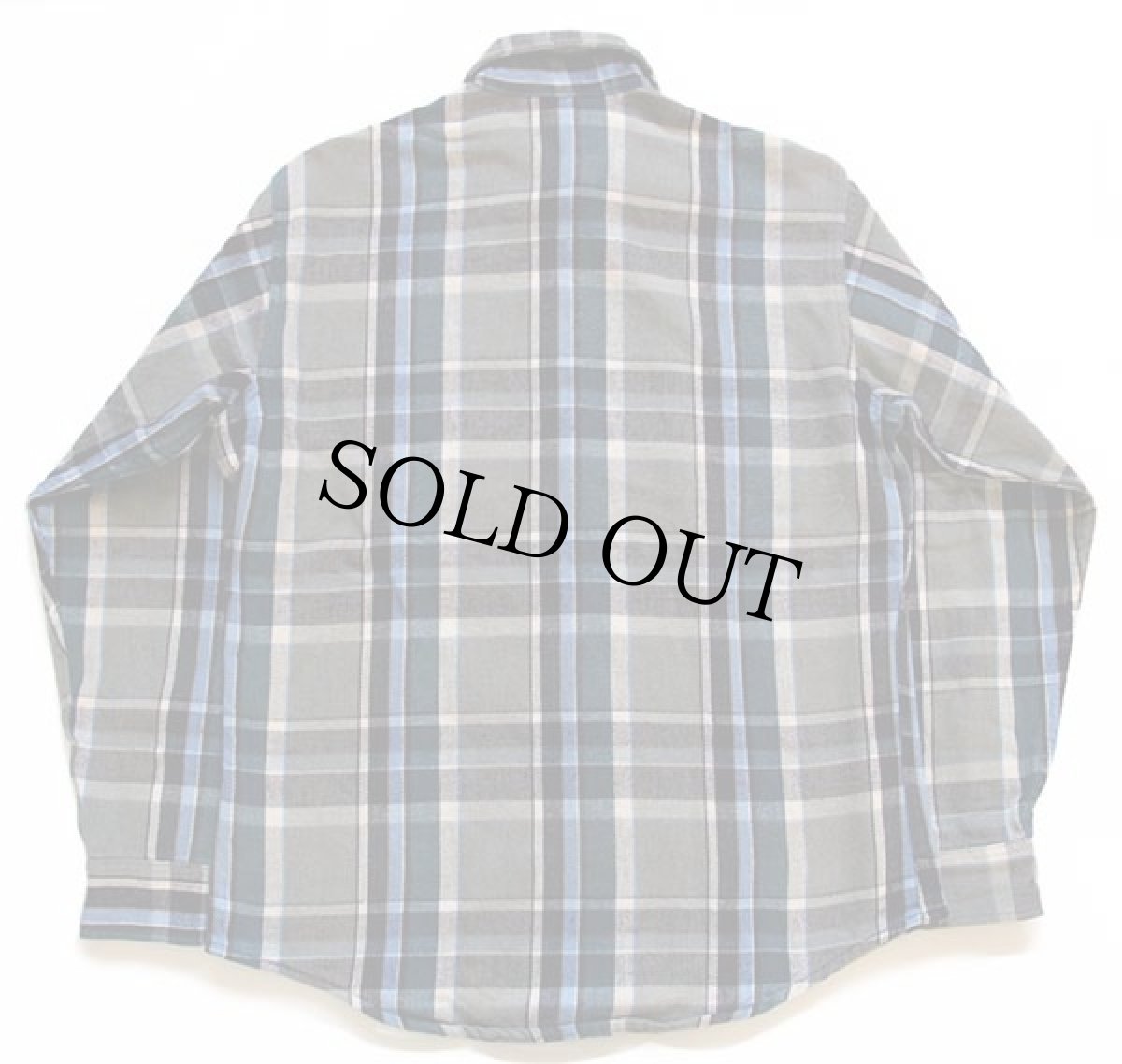 画像2: 80s USA製 JCPenney BIGMACビッグマック チェック コットン フランネルシャツ M (2)