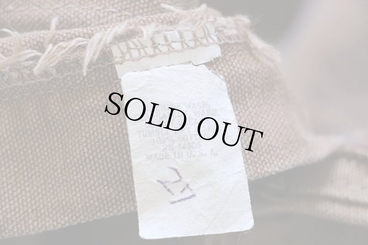 画像6: 70s USA製 carharttカーハート ダック地 ダブルニー ペインターパンツ 茶 w27 (6)