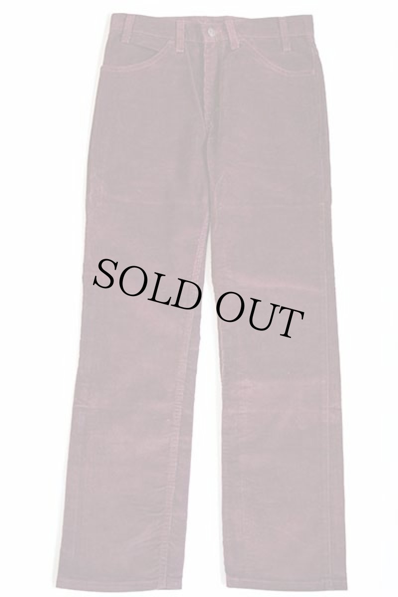 画像2: 80s USA製 Levi'sリーバイス 519 コーデュロイパンツ バーガンディ w32 L30 (2)