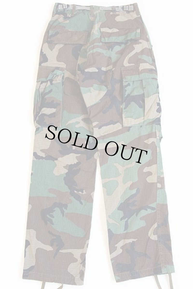 画像3: 80s 米軍 U.S.ARMY ウッドランドカモ BDU カーゴパンツ XS-S (3)