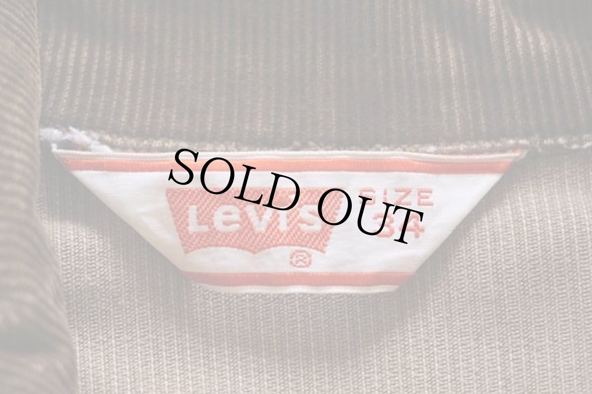 画像4: 70s Levi'sリーバイス コーデュロイジャケット 焦げ茶 34 (4)