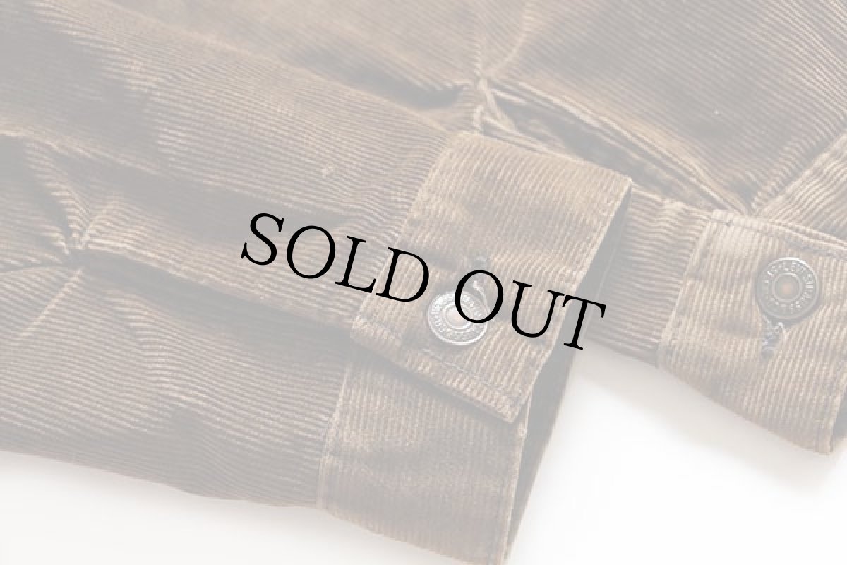 画像6: 70s USA製 Levi'sリーバイス コーデュロイジャケット 焦げ茶 38 (6)