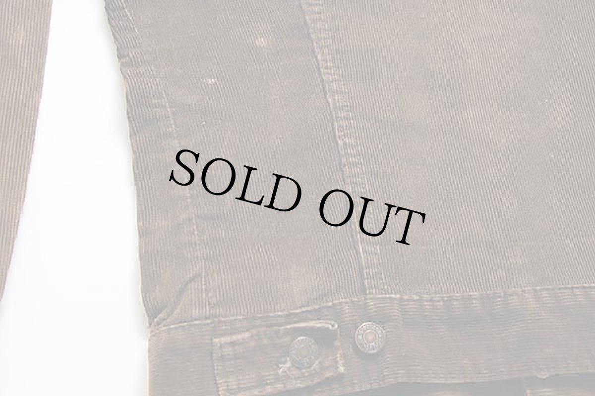 画像7: 70s USA製 Levi'sリーバイス コーデュロイジャケット 焦げ茶 38 (7)