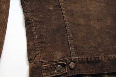 画像7: 70s USA製 Levi'sリーバイス コーデュロイジャケット 焦げ茶 38 (7)