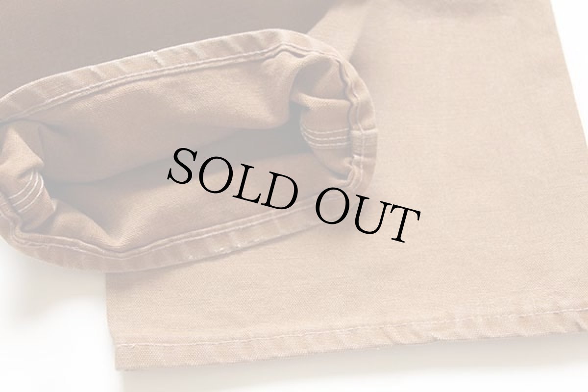 画像9: 70s carharttカーハート ダック地 ダブルニー ペインターパンツ 茶 w35 (9)