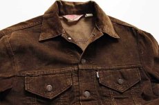 画像3: 70s USA製 Levi'sリーバイス コーデュロイジャケット 焦げ茶 38 (3)