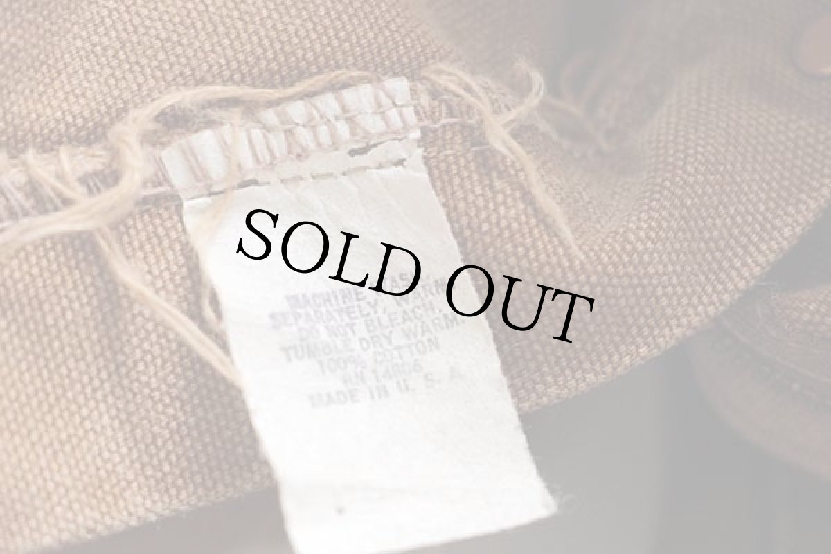 画像6: 70s carharttカーハート ダック地 ダブルニー ペインターパンツ 茶 w35 (6)