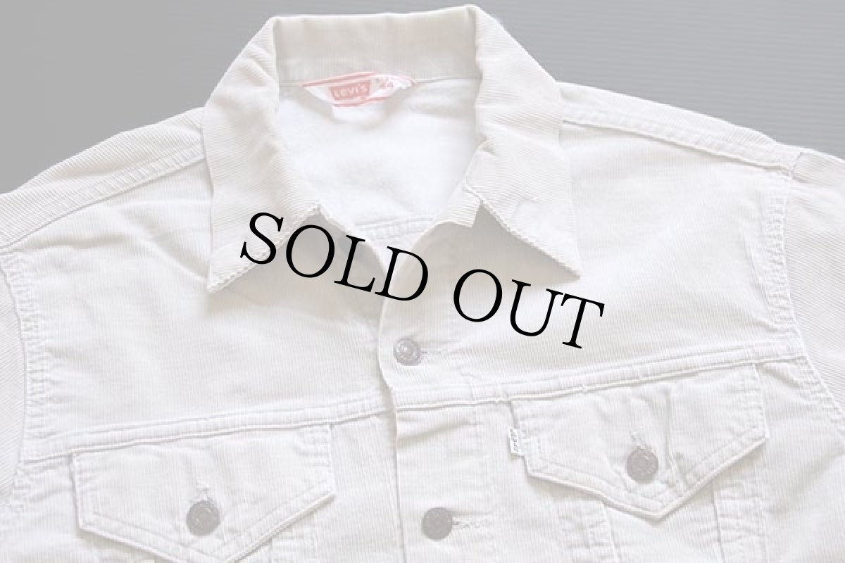 画像3: 70s Levi'sリーバイス コーデュロイジャケット ベージュ 44 (3)