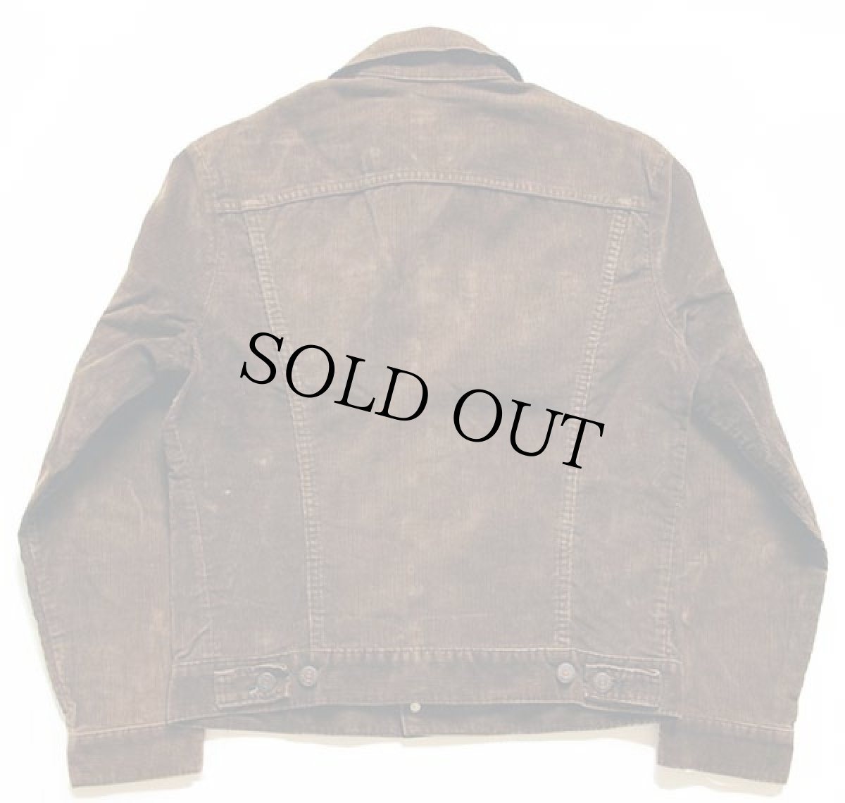 画像2: 70s USA製 Levi'sリーバイス コーデュロイジャケット 焦げ茶 38 (2)