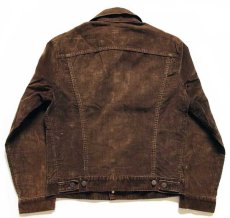 画像2: 70s USA製 Levi'sリーバイス コーデュロイジャケット 焦げ茶 38 (2)