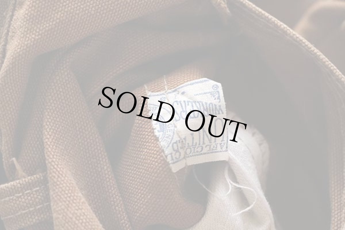 画像7: 70s carharttカーハート ダック地 ダブルニー ペインターパンツ 茶 w35 (7)