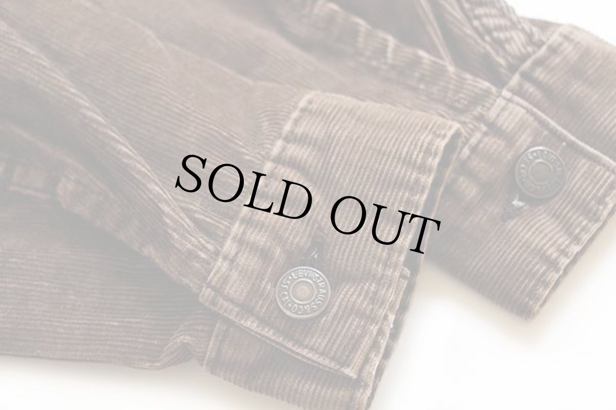 画像6: 70s Levi'sリーバイス コーデュロイジャケット 焦げ茶 34 (6)