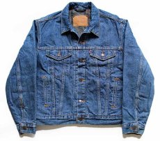 画像1: 90s USA製 Levi'sリーバイス 70506 ブランケットライナー デニムジャケット 4ポケット 40 (1)