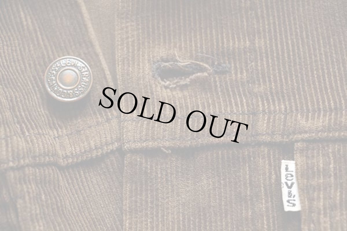 画像5: 70s USA製 Levi'sリーバイス コーデュロイジャケット 焦げ茶 38 (5)