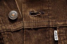 画像5: 70s USA製 Levi'sリーバイス コーデュロイジャケット 焦げ茶 38 (5)