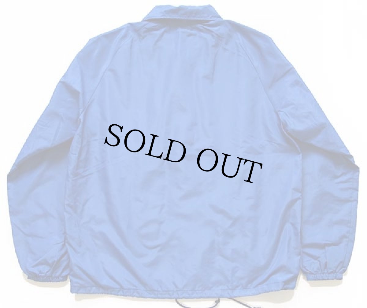 画像2: 90s USA製 Championチャンピオン DUQUESNEY ナイロン コーチジャケット 青 M (2)