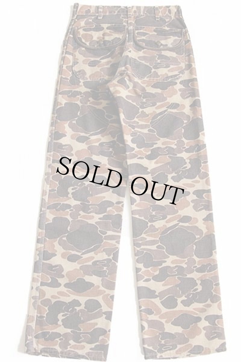 画像3: 80s USA製 carharttカーハート ダックハンターカモ ダック地 ハンティングパンツ w30 L34 (3)