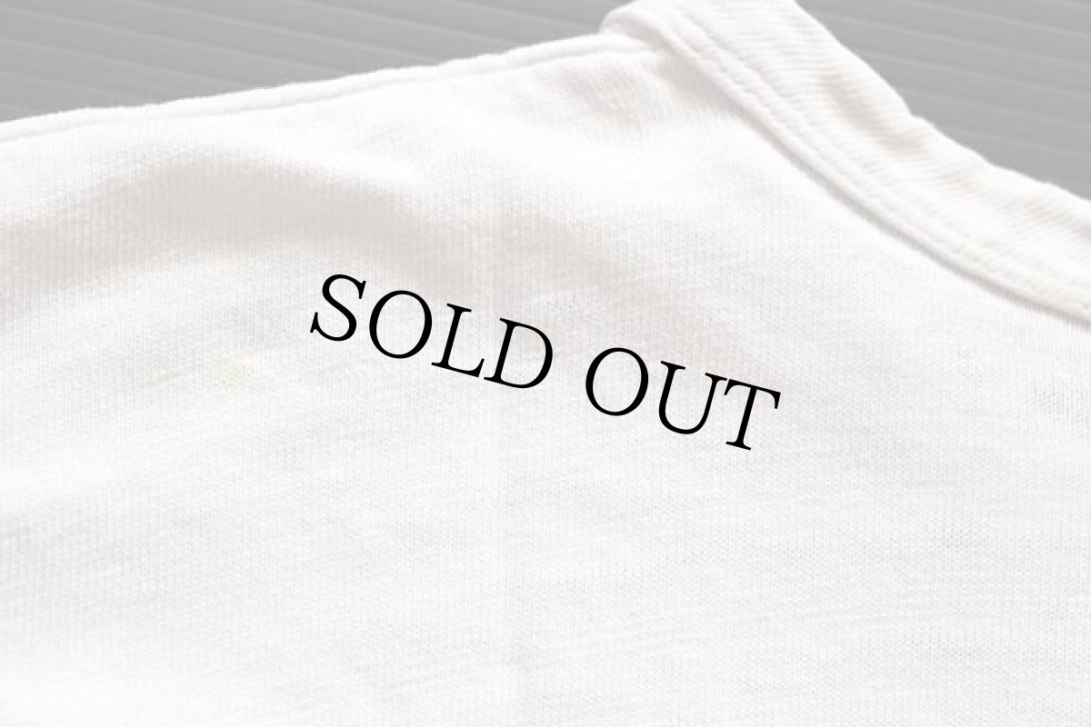 画像5: 70s USA製 Championチャンピオン NORTHERN ILLINOIS 三段中抜き 染み込みプリント コットンTシャツ 白 XL (5)