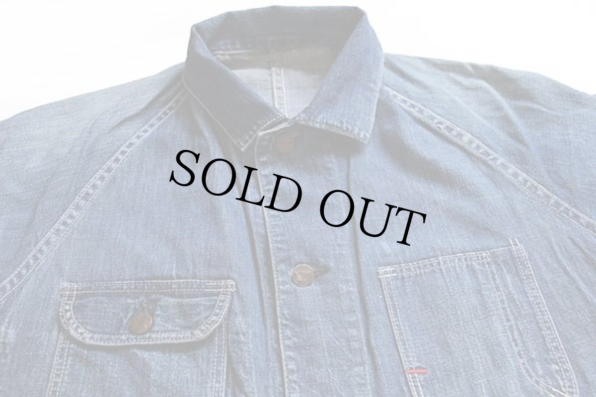 画像3: 50s WORKMAN'S インディゴ デニム カバーオール (3)