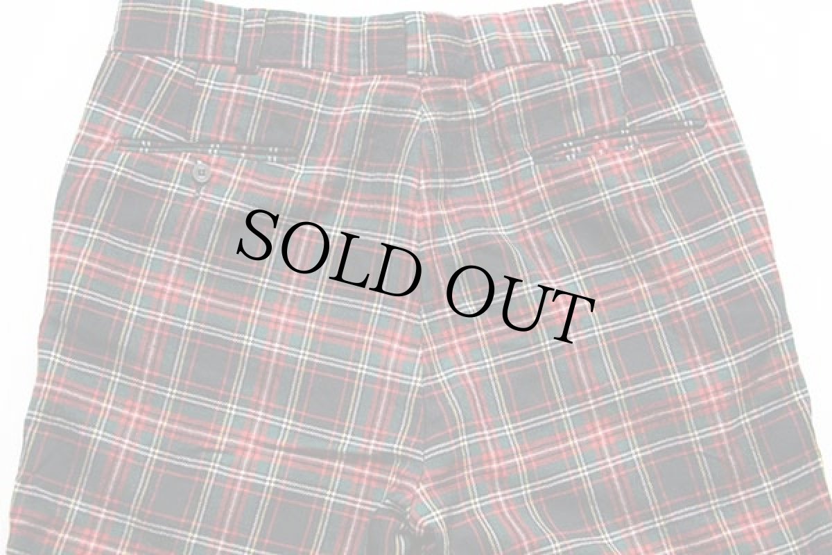 画像5: 80s L.L.Bean タータンチェック ウールパンツ w35 (5)