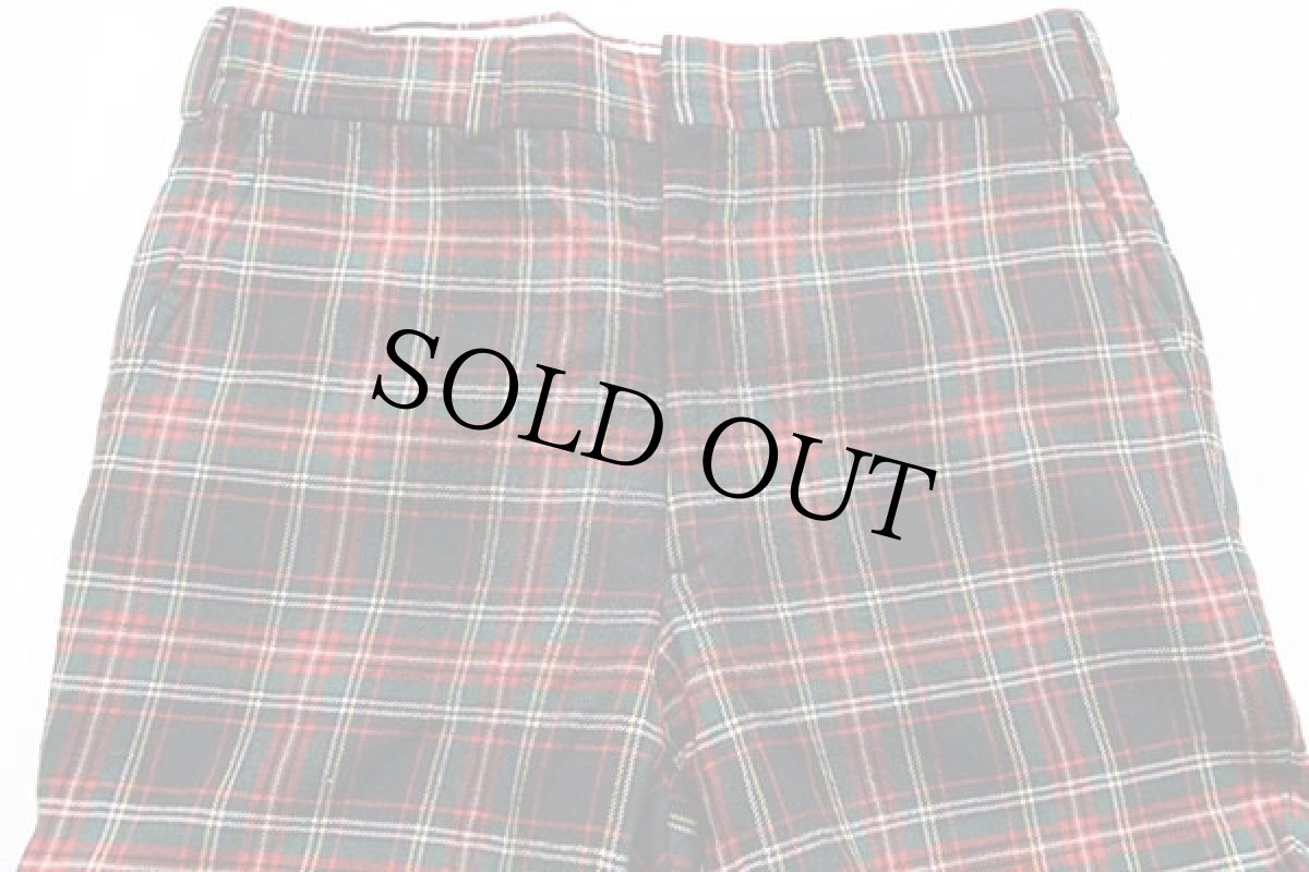 画像4: 80s L.L.Bean タータンチェック ウールパンツ w35 (4)