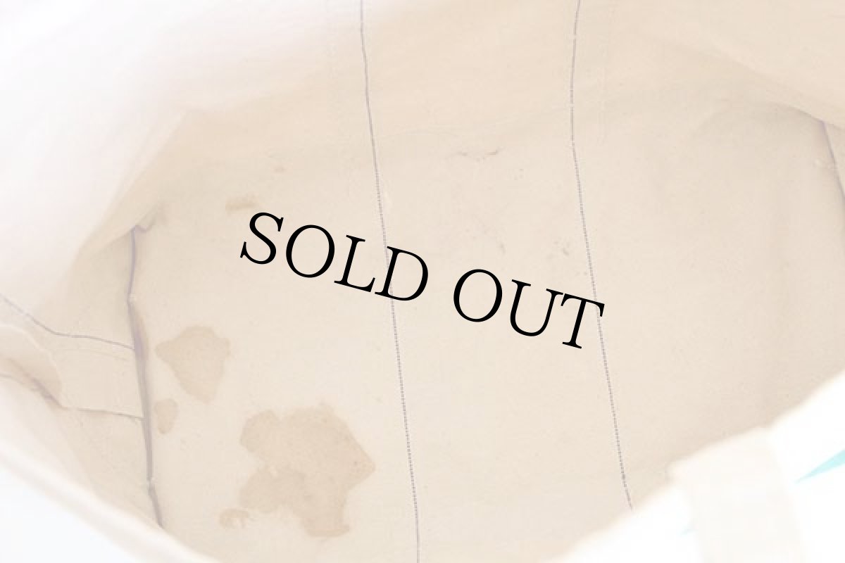 画像8: 70s L.L.Bean BOAT AND TOTE 耳付き キャンバス トートバッグ 緑 L★ラージ (8)