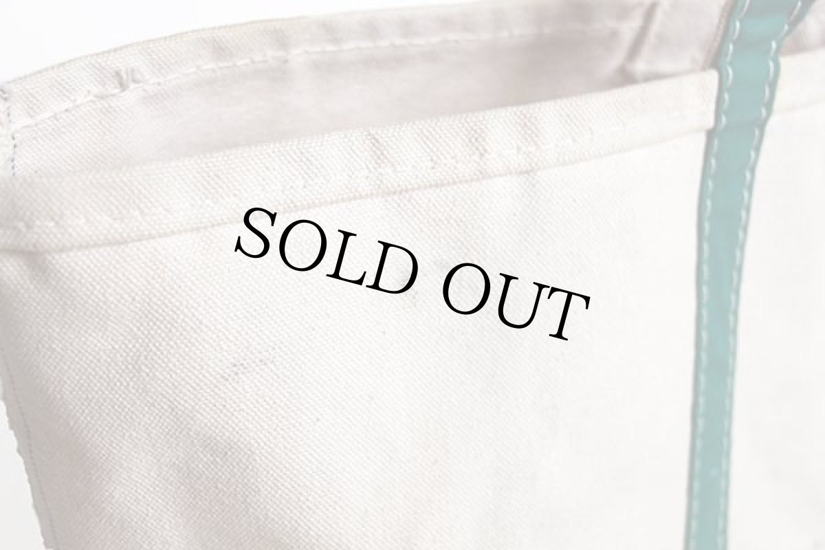 画像7: 70s L.L.Bean BOAT AND TOTE 耳付き キャンバス トートバッグ 緑 L★ラージ (7)