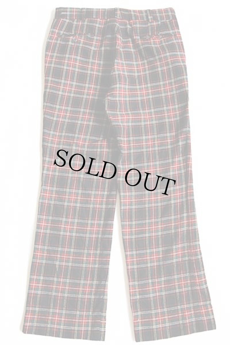 画像3: 80s L.L.Bean タータンチェック ウールパンツ w35 (3)