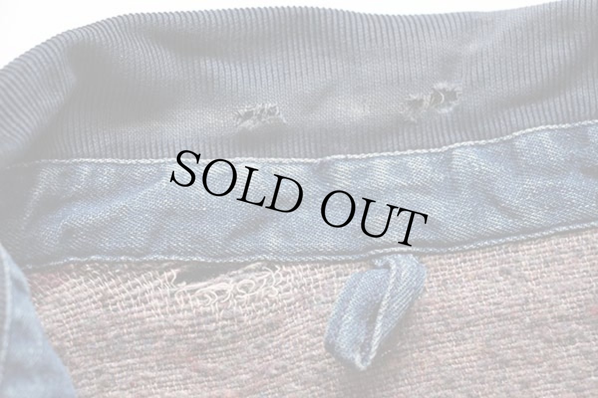 画像5: 60s UNKNOWN ブランケットライナー インディゴ デニム カバーオール ボロ (5)