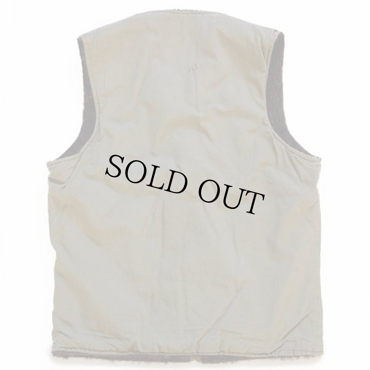 画像2: 40s 米軍 U.S.NAVY アルパカライナー ベスト オリーブドラブ (2)