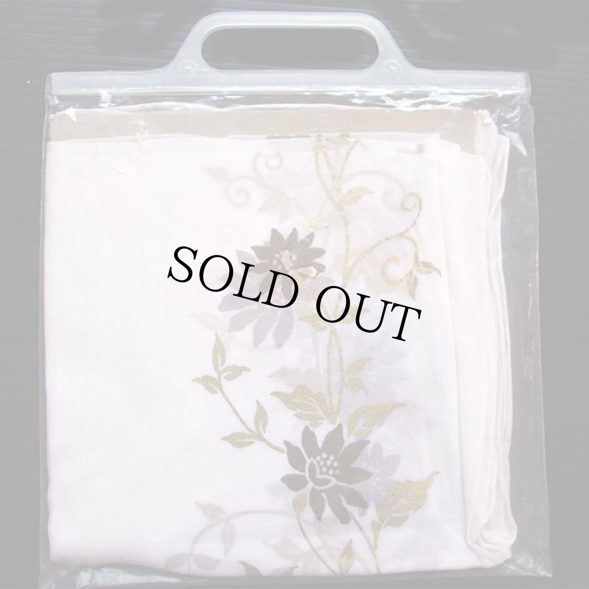 画像2: デッドストック★60s 日本製 Triple Sheer フラワー柄 シフォン レーヨン スカーフ★05 (2)