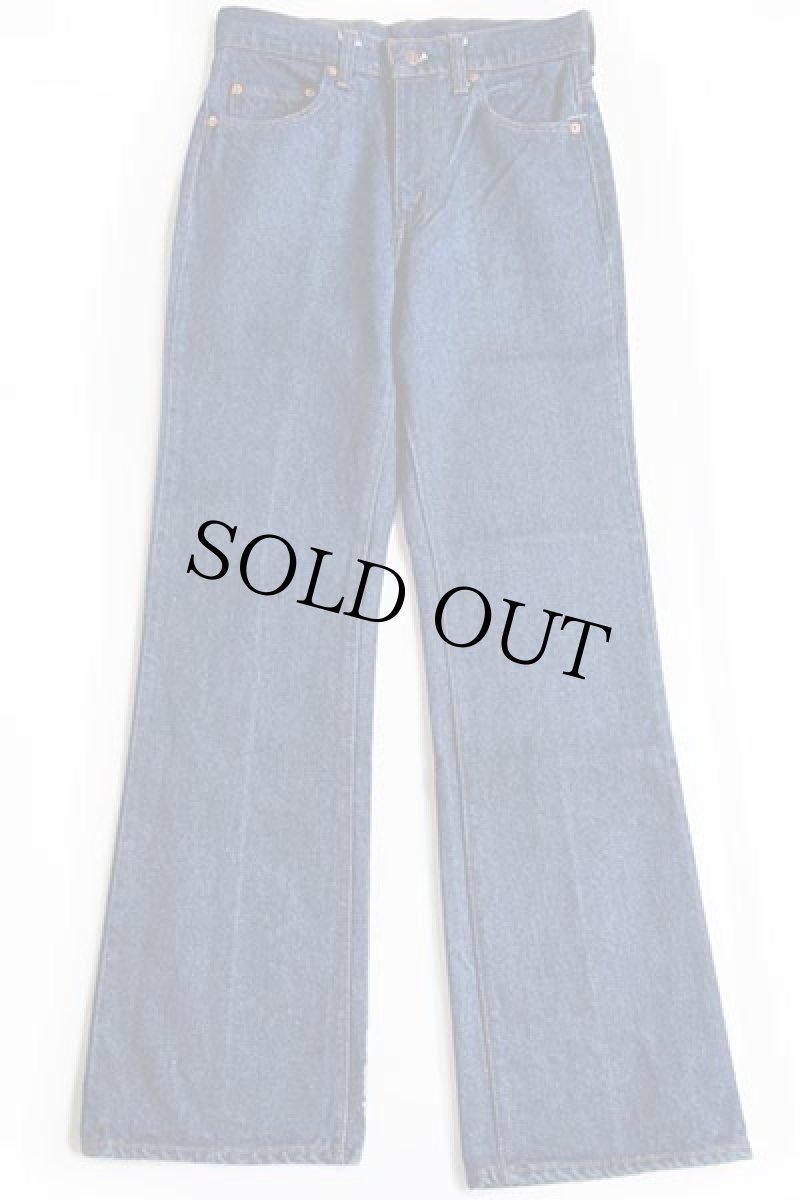 画像2: 80s USA製 Levi'sリーバイス 517 黒カン デニムパンツ w29 L31★ブーツカット (2)