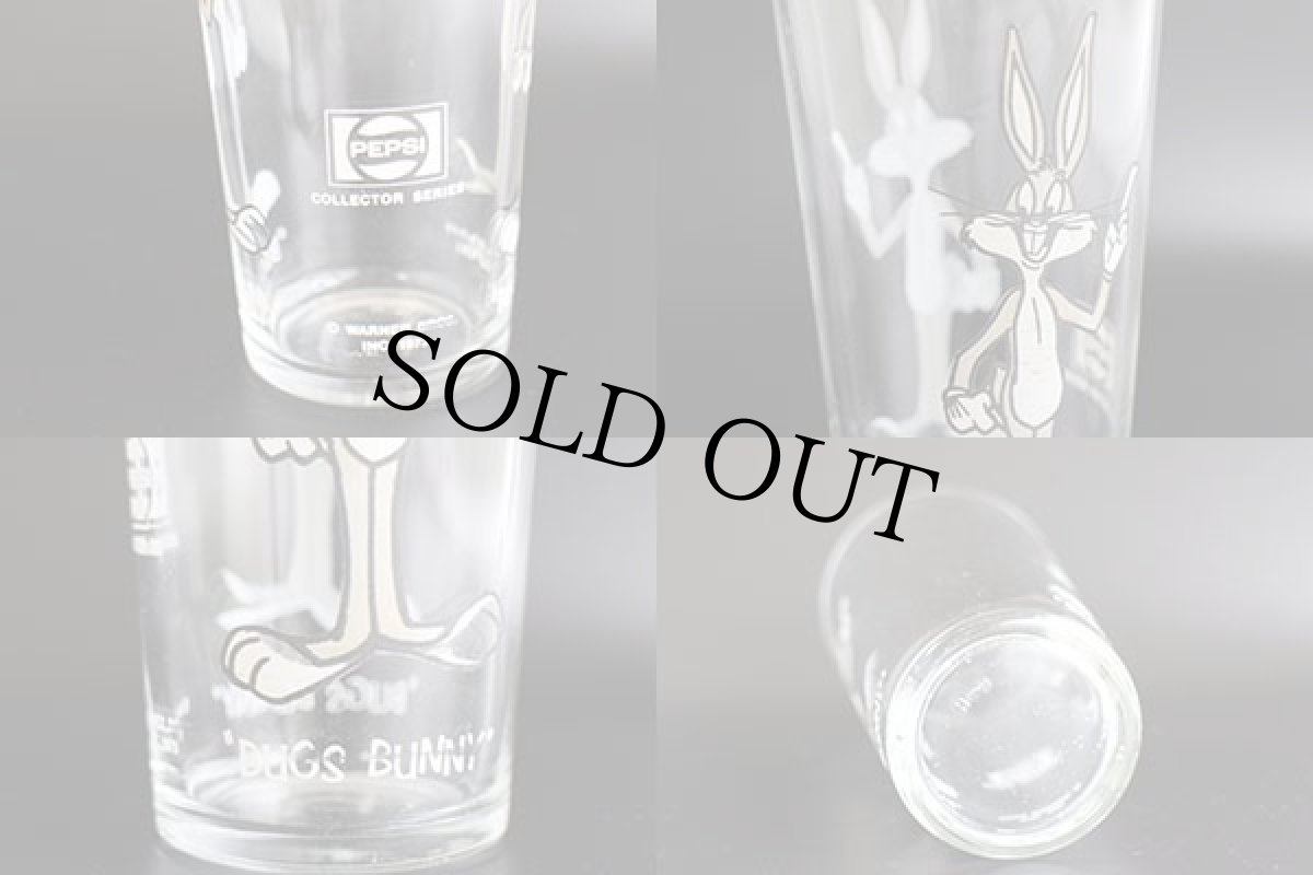画像4: 70s PEPSIペプシ WARNER BROS BUGS BUNNYバッグスバニー グラス (4)